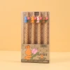 【 Zhongfan Stationery SOFUN】 The combination of tulips and rabbits, the element tulip and rabbit press the gel pen Specification image
